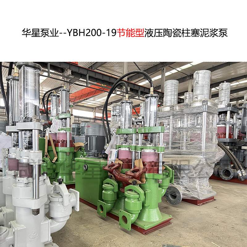 洗煤廠200平壓濾機(jī)配套的陶瓷柱塞泵YBH200-19