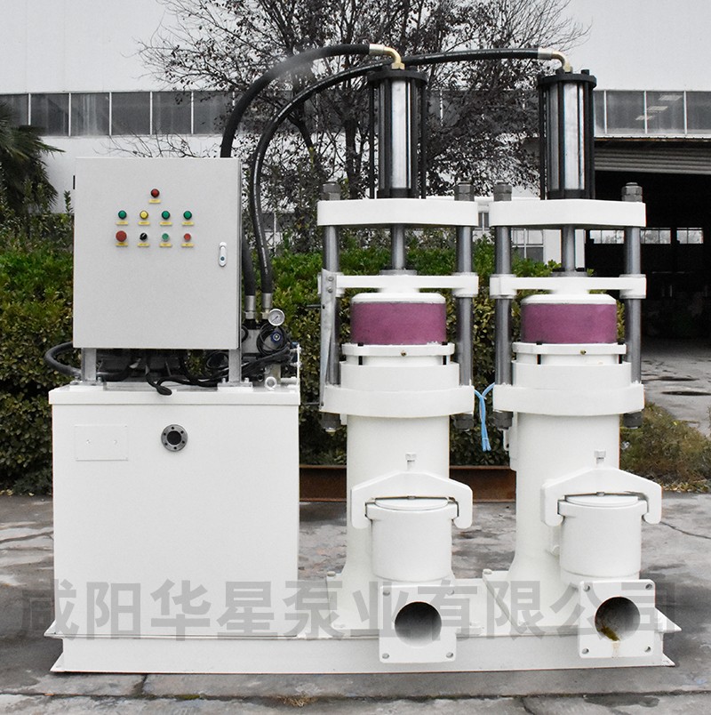 壓濾機節(jié)能進料泵，液壓陶瓷柱塞泥漿泵