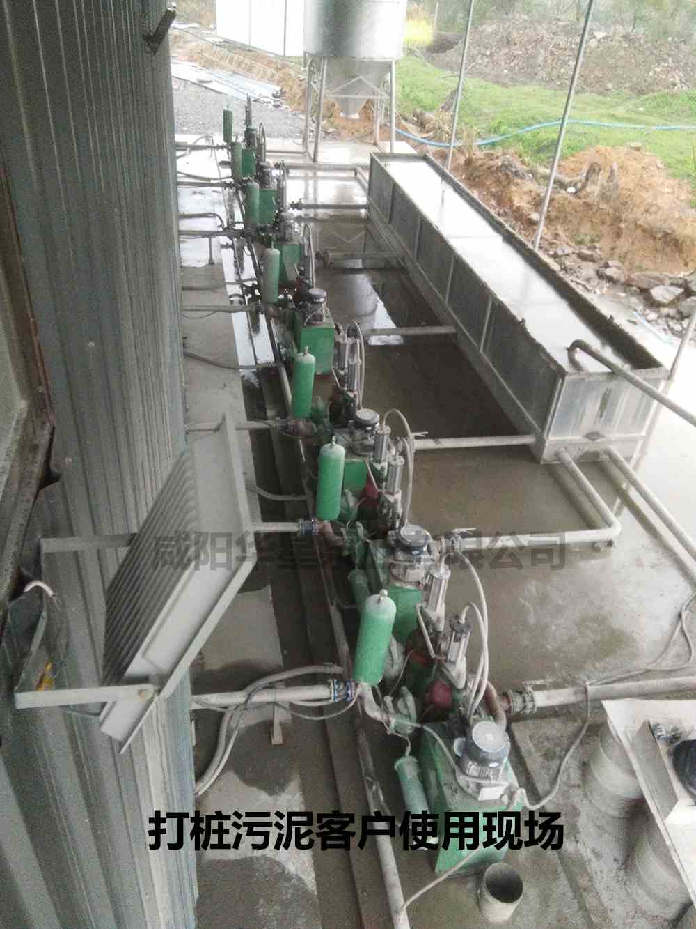 華星YBH250-30節(jié)能陶瓷柱塞泵打樁污泥使用現(xiàn)場-02